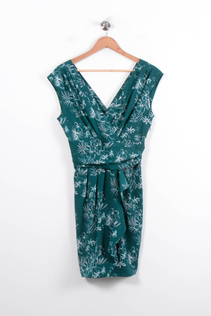 Robe Portefeuille Verte - Taille M/38 de la marque IKKS | PARAD78558 - Vendu par Paradigme - Image 2