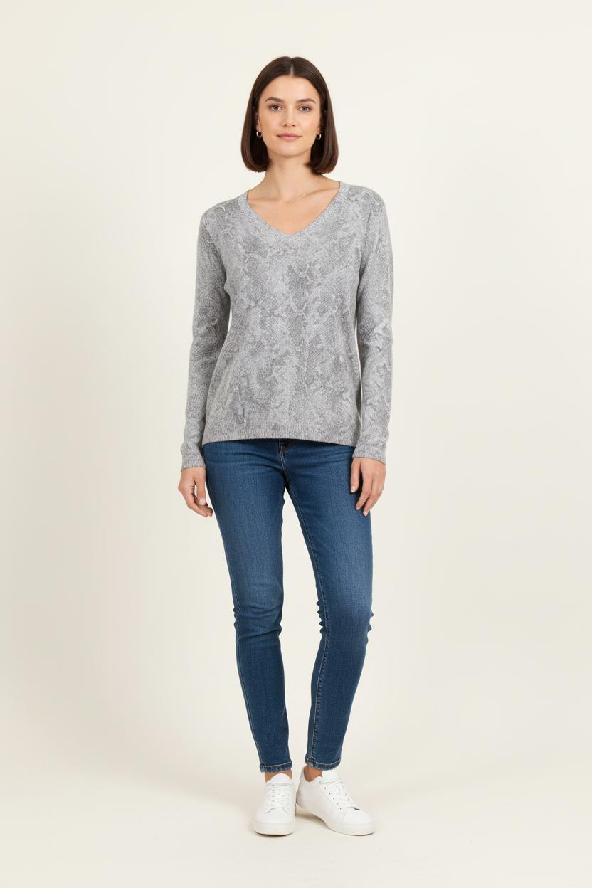Pull Gris - Taille M/38 de la marque IKKS | PARAD78560 - Vendu par Paradigme - Image 1