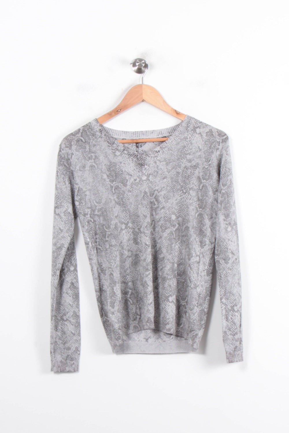 Pull Gris - Taille M/38 de la marque IKKS | PARAD78560 - Vendu par Paradigme - Image 2