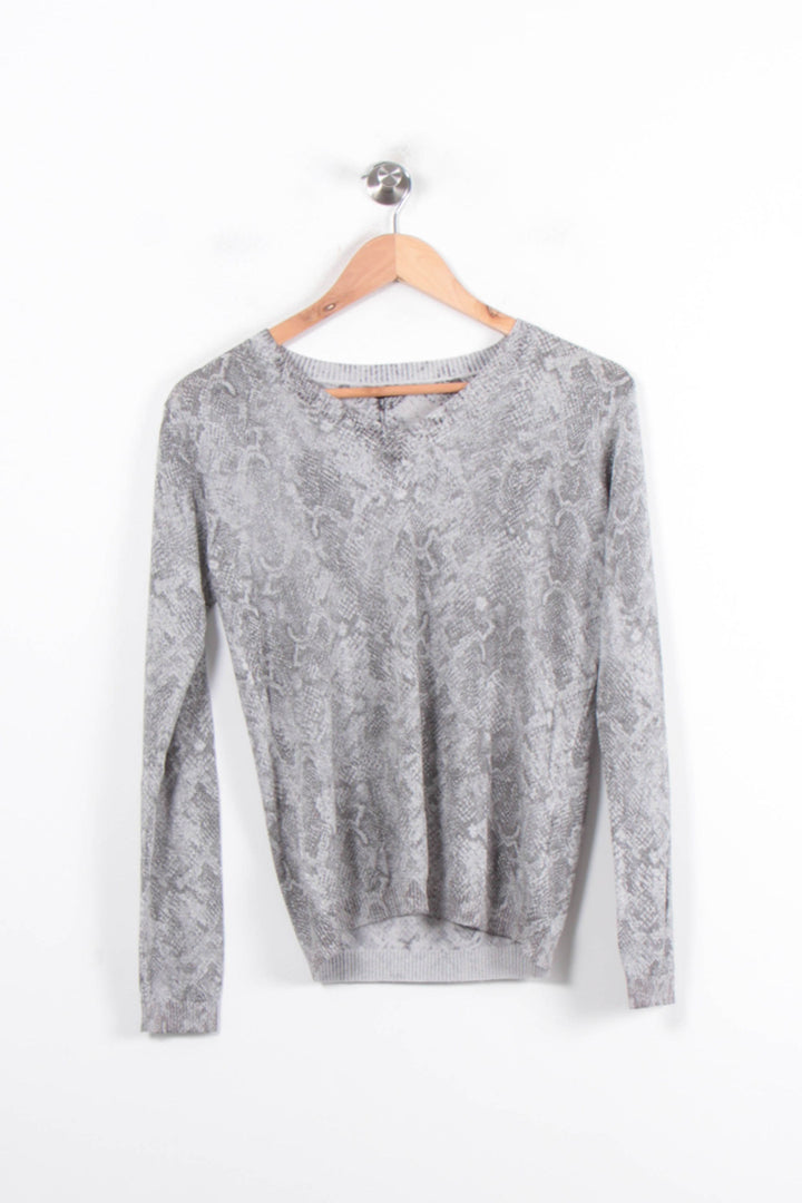 Pull Gris - Taille M/38 de la marque IKKS | PARAD78560 - Vendu par Paradigme - Image 2