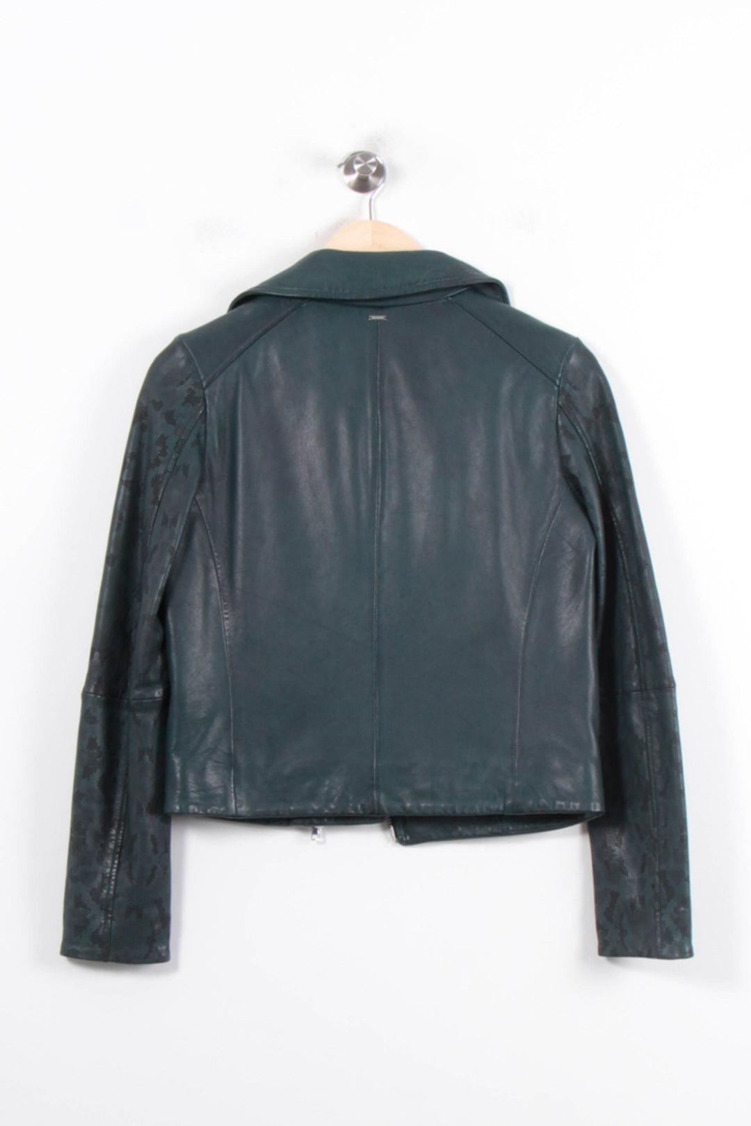 Blouson en cuir Vert - Taille M/38 de la marque IKKS | PARAD78561 - Vendu par Paradigme - Image 4