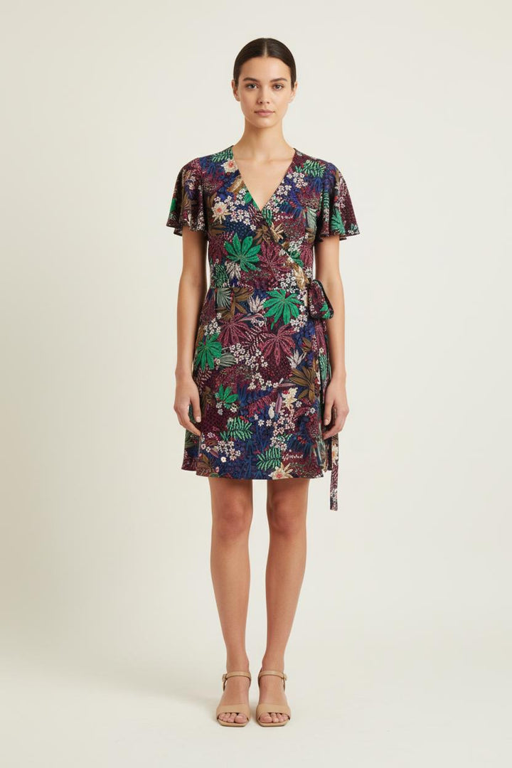 Robe Portefeuille Multicolore - Taille M/38 de la marque IKKS | PARAD78564 - Vendu par Paradigme - Image 1