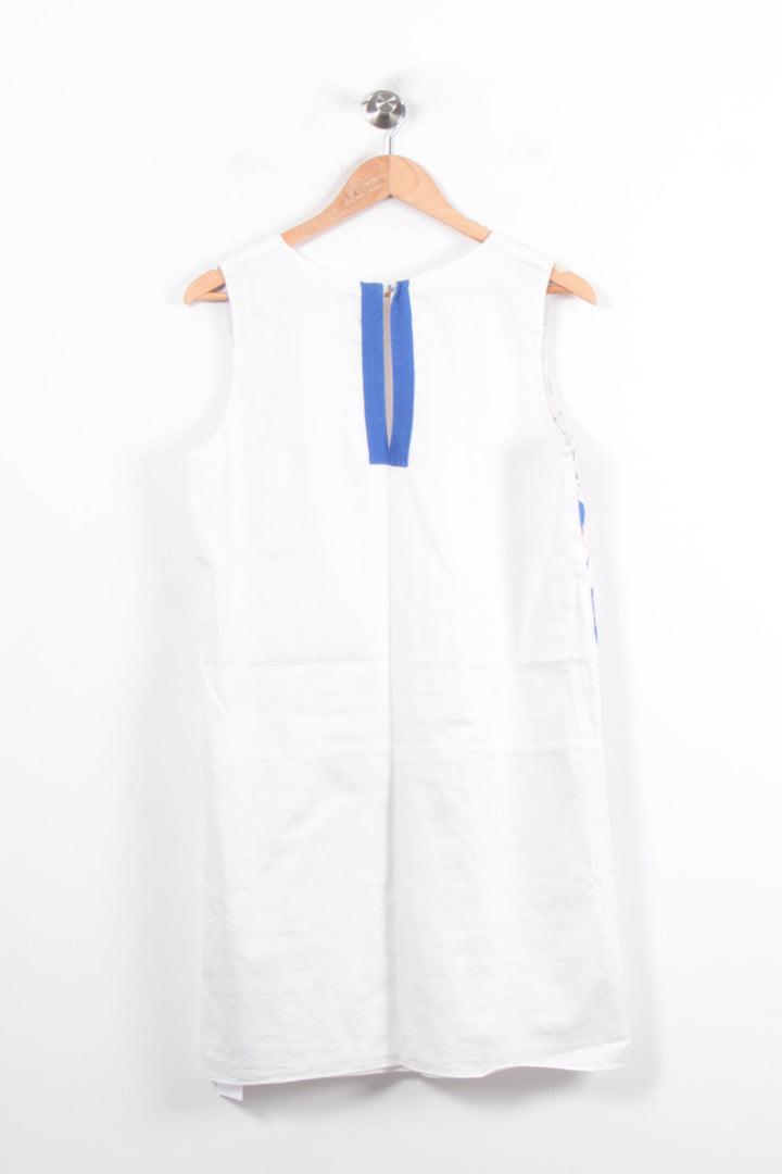 Robe Droite Blanche et Bleue - Taille XL/42 de la marque Ekyog | PARAD78579 - Vendu par Paradigme - Image 4
