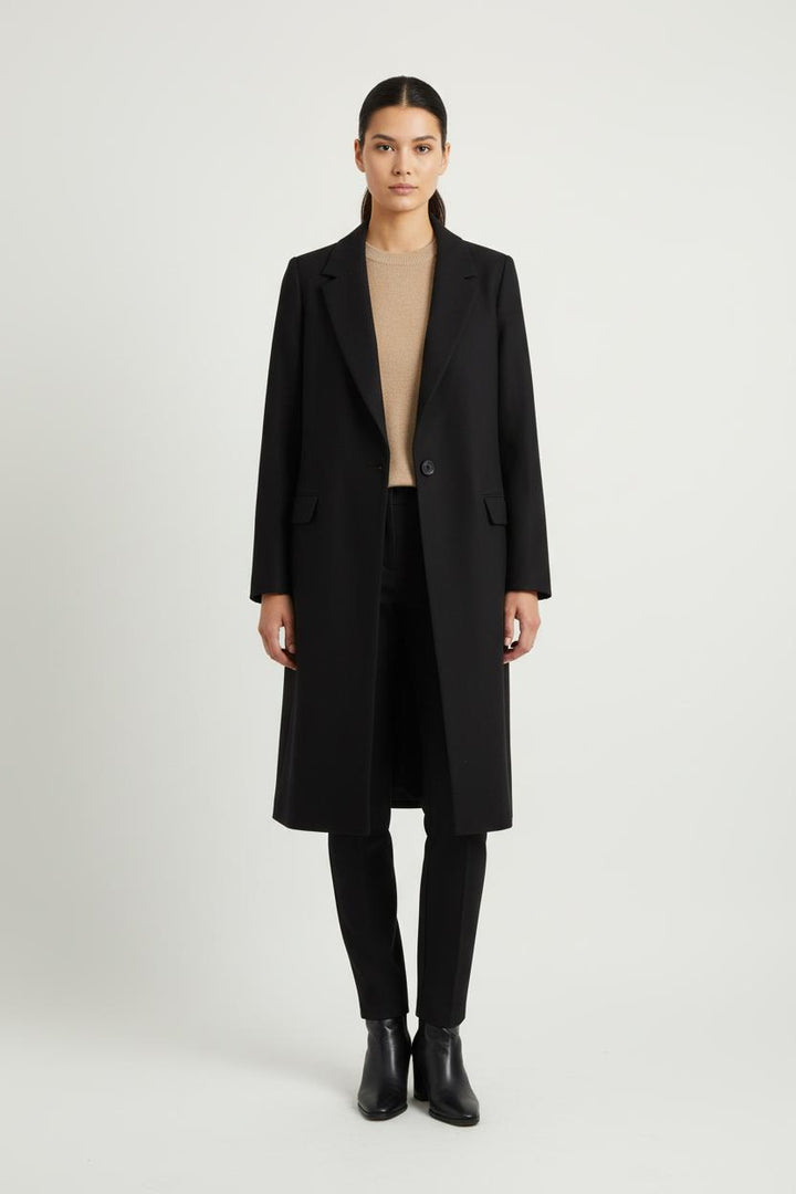 Manteau Noir - Taille M/38 de la marque All Saints | PARAD78583 - Vendu par Paradigme - Image 1