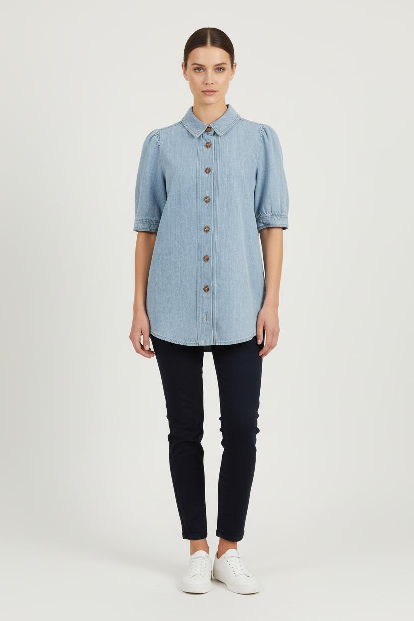 Chemise Bleu - Taille S/36 de la marque Sézane | PARAD78586 - Vendu par Paradigme - Image 1