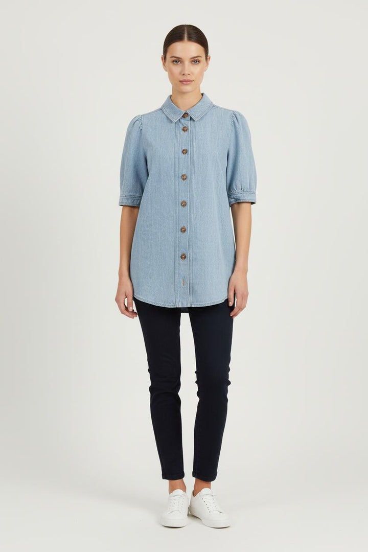 Chemise Bleu - Taille S/36 de la marque Sézane | PARAD78586 - Vendu par Paradigme - Image 1