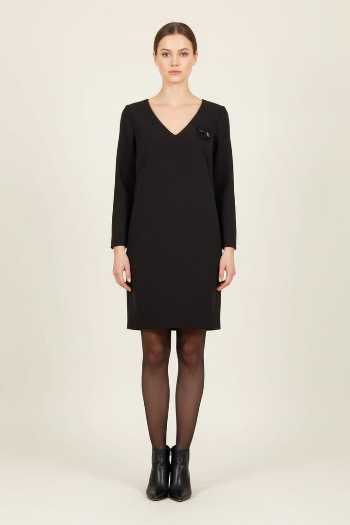 Robe Droite Noire - Taille XL/42 de la marque IKKS | PARAD78593 - Vendu par Paradigme - Image 1