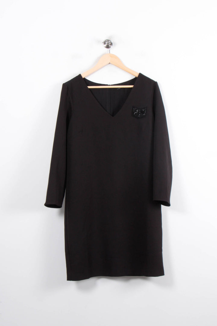 Robe Droite Noire - Taille XL/42 de la marque IKKS | PARAD78593 - Vendu par Paradigme - Image 2