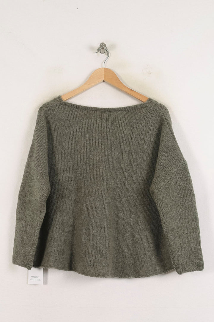 Pull Vert - Taille S/36 de la marque American Vintage | PARAD78600 - Vendu par Paradigme - Image 4