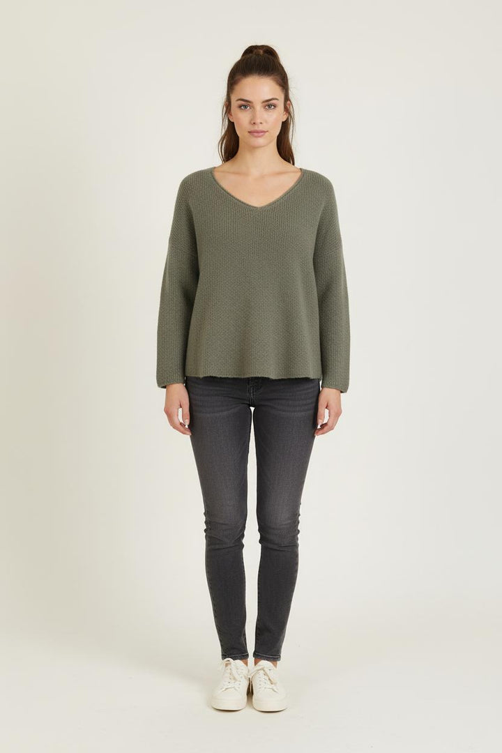 Pull Vert - Taille S/36 de la marque American Vintage | PARAD78600 - Vendu par Paradigme - Image 1