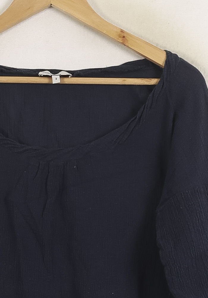 Robe Midi Bleue - Taille L/40 de la marque Maje | PARAD78612 - Vendu par Paradigme - Image 3