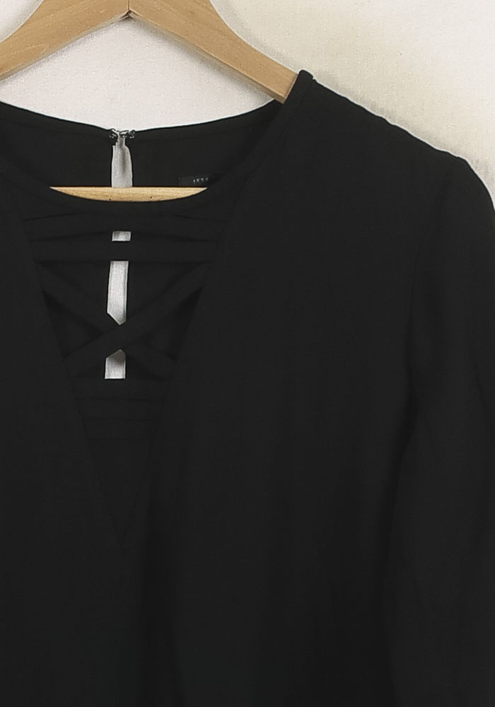 Robe Midi Noire - Taille XL/42 de la marque IKKS | PARAD78613 - Vendu par Paradigme - Image 3