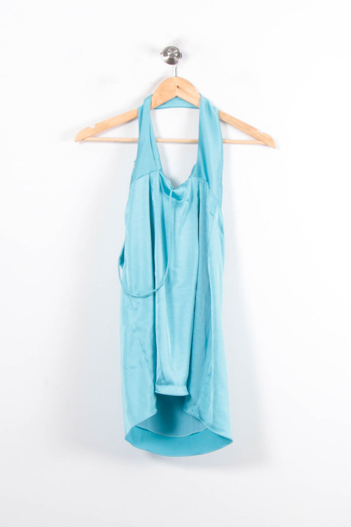 Robe Dos Nu Bleue - Taille S/36 de la marque Samsoe Samsoe | PARAD78619 - Vendu par Paradigme - Image 4