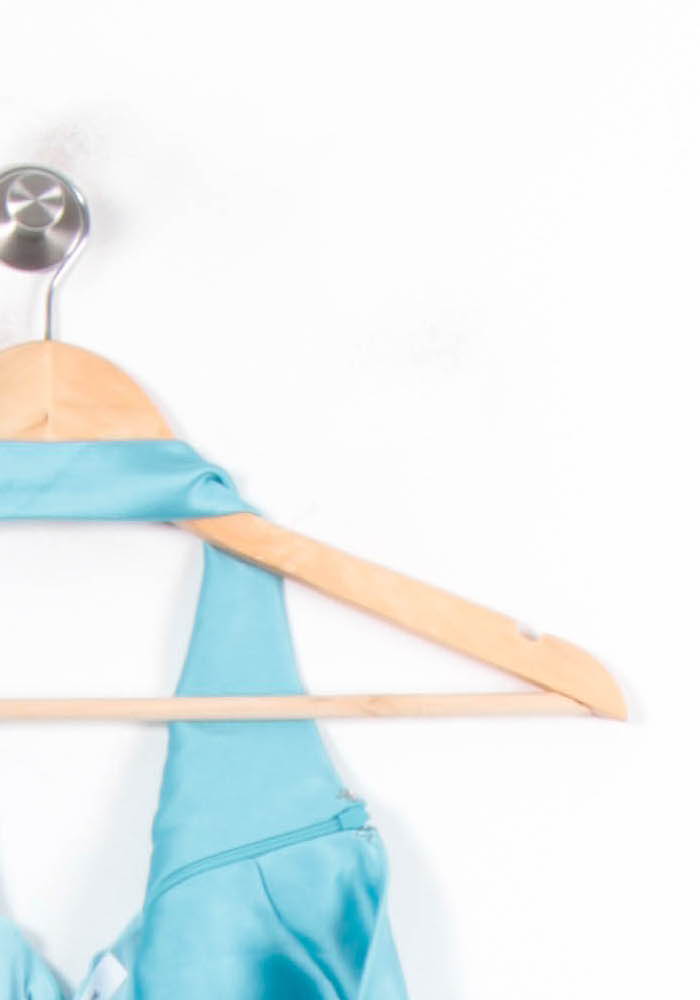 Robe Dos Nu Bleue - Taille S/36 de la marque Samsoe Samsoe | PARAD78619 - Vendu par Paradigme - Image 3