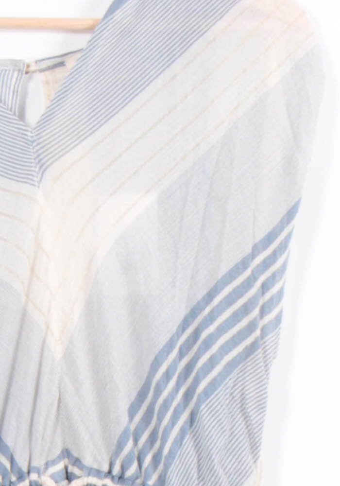 Robe Longue Bleu et Blanche - Taille S/36 de la marque Louizon | PARAD78622 - Vendu par Paradigme - Image 3