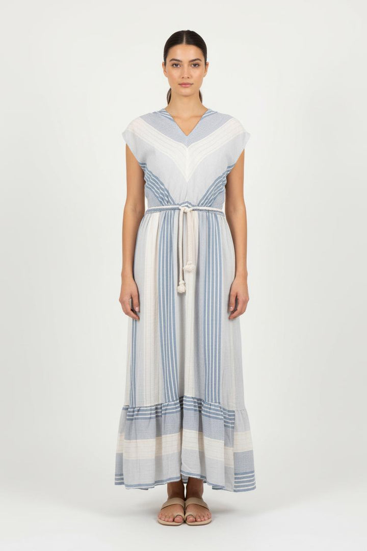 Robe Longue Bleu et Blanche - Taille S/36 de la marque Louizon | PARAD78622 - Vendu par Paradigme - Image 1