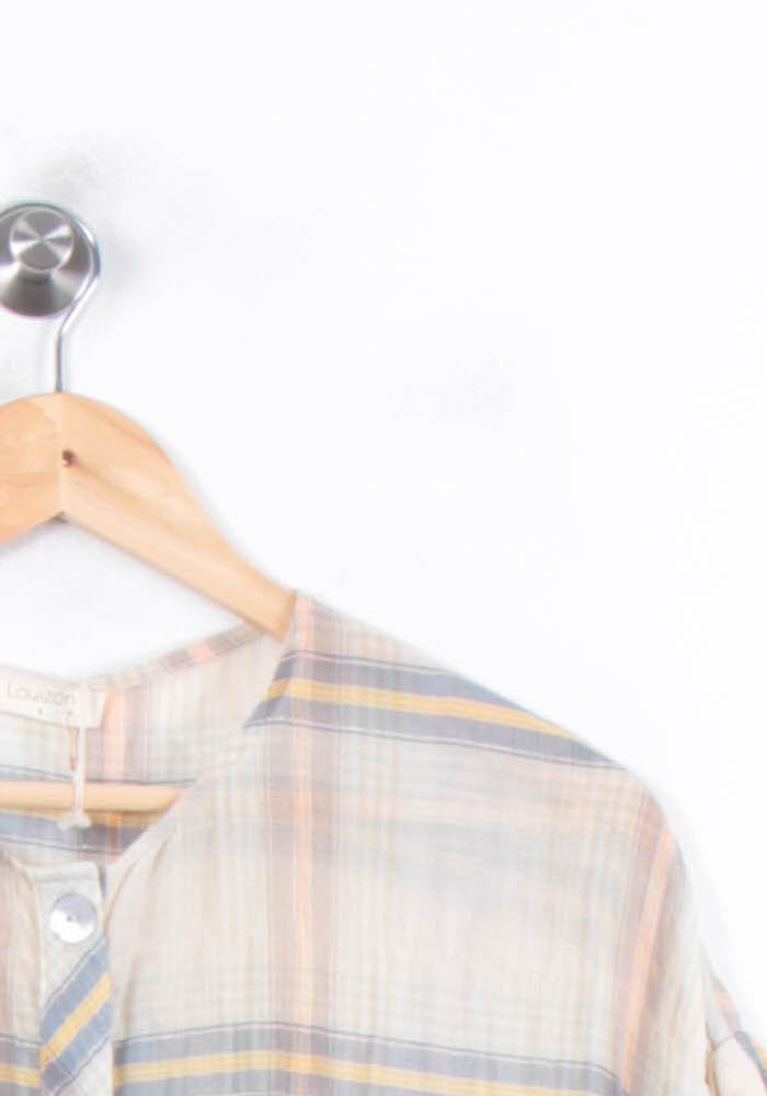 Robe Courte Bleu et Beige - Taille S/36 de la marque Louizon | PARAD78623 - Vendu par Paradigme - Image 3