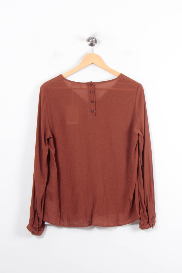 Blouse Marron - Taille XS/34 de la marque Louizon | PARAD78626 - Vendu par Paradigme - Image 4