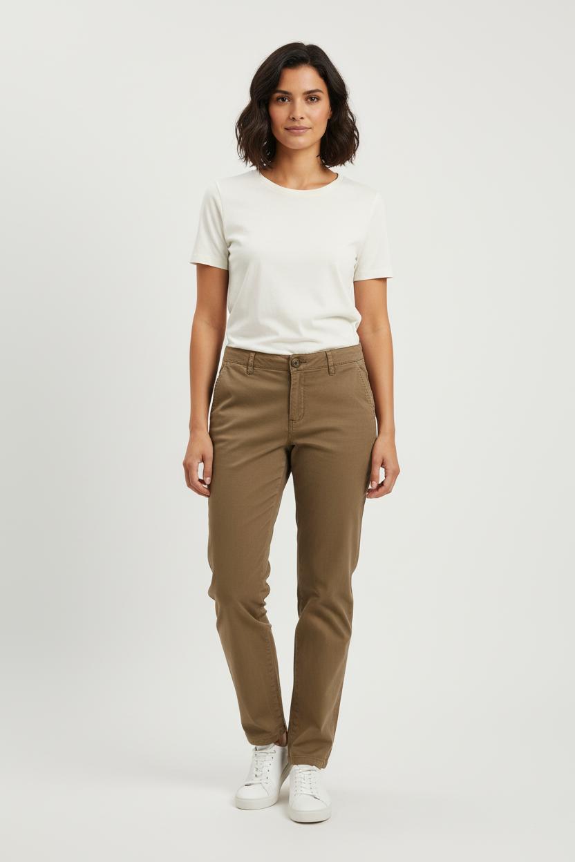 Pantalon Marron - Taille S/36 de la marque American Vintage | PARAD78628 - Vendu par Paradigme - Image 1