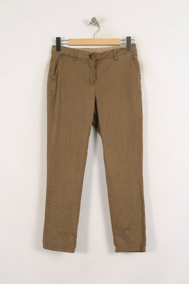 Pantalon Marron - Taille S/36 de la marque American Vintage | PARAD78628 - Vendu par Paradigme - Image 2