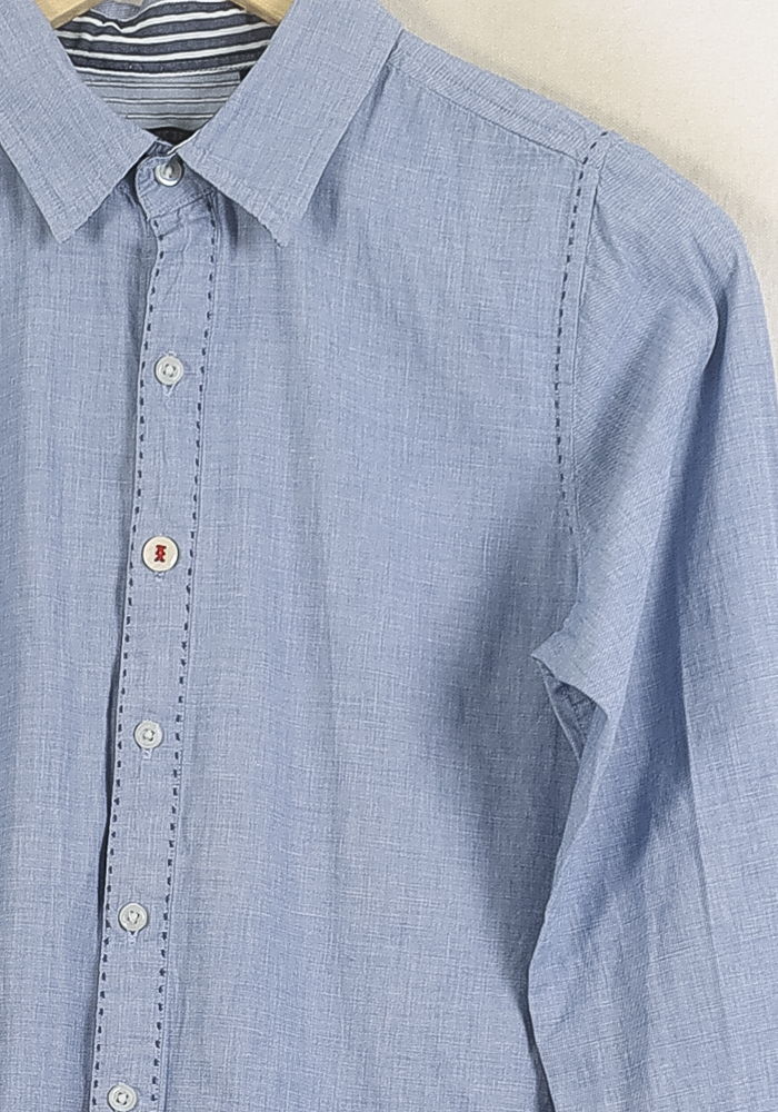 Chemise Bleue - Taille XS/34 de la marque IKKS | PARAD78630 - Vendu par Paradigme - Image 3