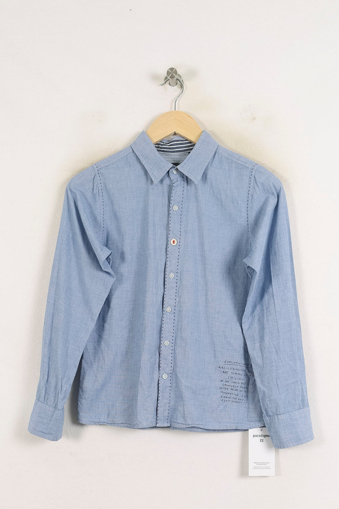 Chemise Bleue - Taille XS/34 de la marque IKKS | PARAD78630 - Vendu par Paradigme - Image 2