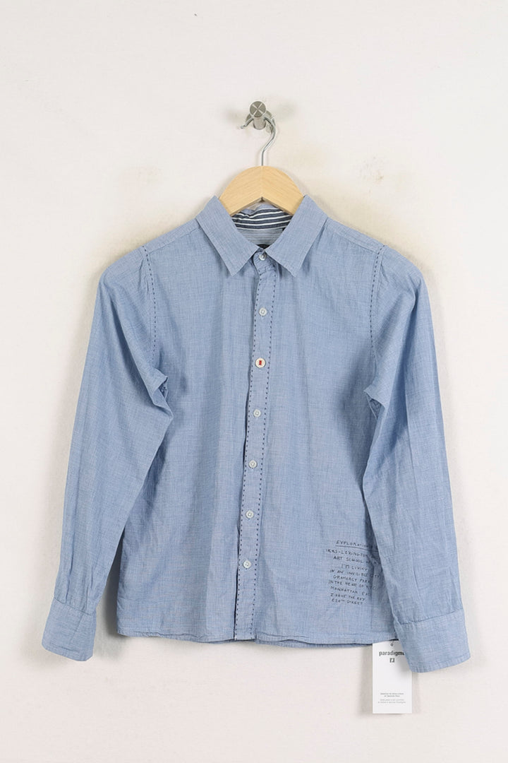 Chemise Bleue - Taille XS/34 de la marque IKKS | PARAD78630 - Vendu par Paradigme - Image 2