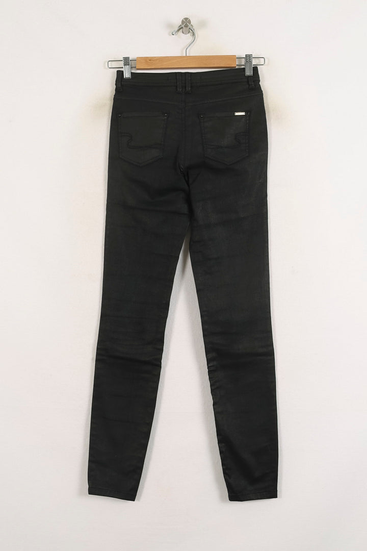 Jean Noir - Taille XS/34 de la marque Sud express | PARAD78640 - Vendu par Paradigme - Image 4
