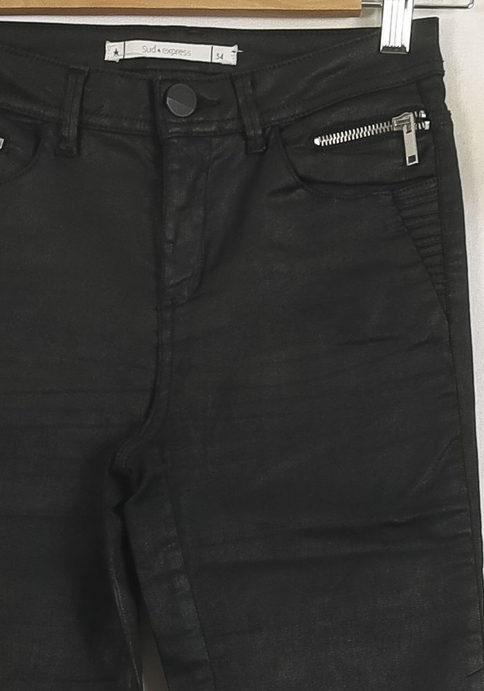 Jean Noir - Taille XS/34 de la marque Sud express | PARAD78640 - Vendu par Paradigme - Image 3