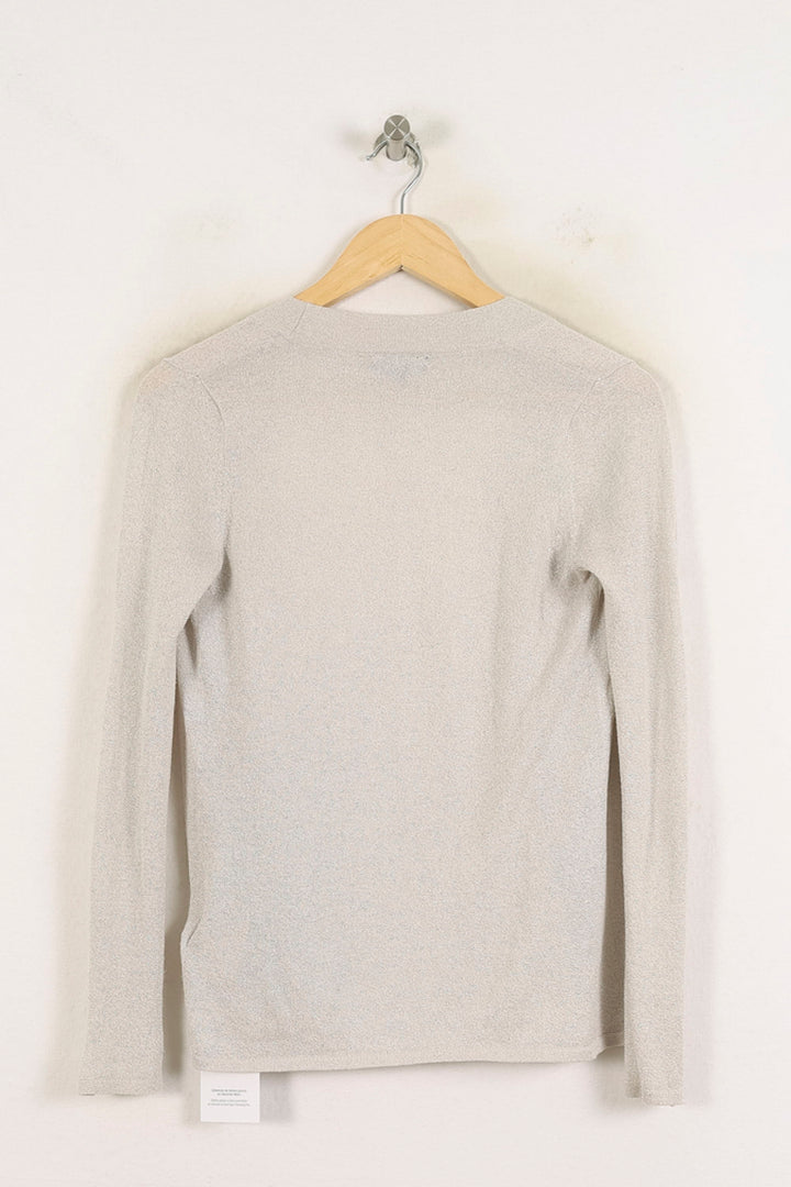 Cardigan Gris - Taille S/36 de la marque Caroll | PARAD78644 - Vendu par Paradigme - Image 4