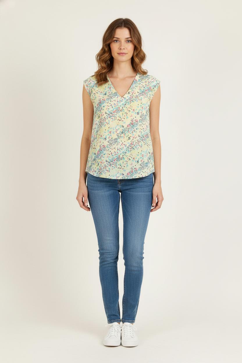Blouse Multicolore - Taille S/36 de la marque Sud express | PARAD78645 - Vendu par Paradigme - Image 1