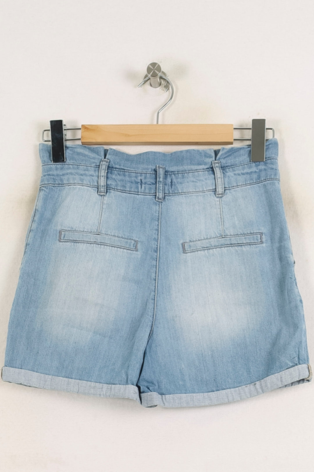 Short en Jean Bleu - Taille S/36 de la marque Caroll | PARAD78646 - Vendu par Paradigme - Image 4
