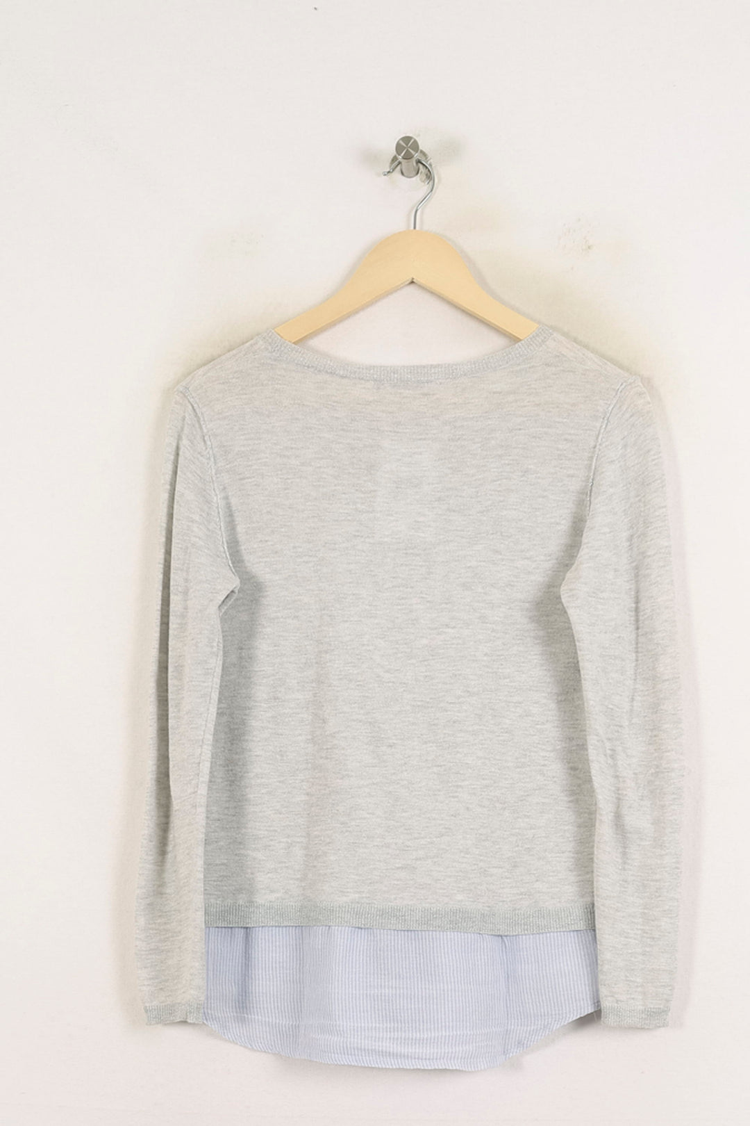 Pull Gris et Bleu - Taille S/36 de la marque Sud express | PARAD78648 - Vendu par Paradigme - Image 4