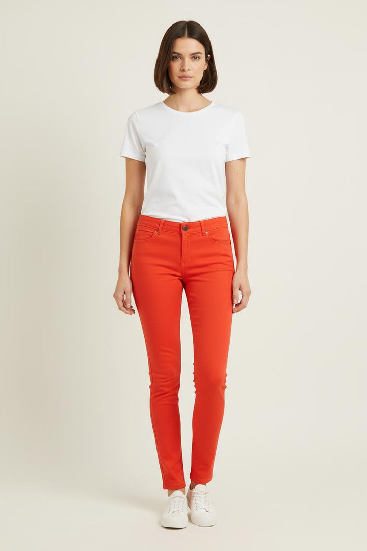 Jean Orange - Taille XS/34 de la marque Caroll | PARAD78652 - Vendu par Paradigme - Image 1
