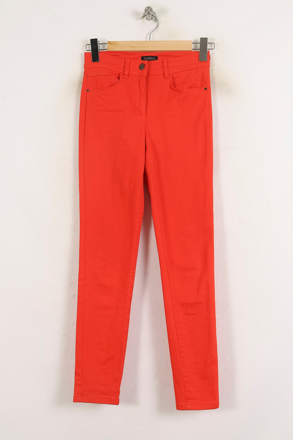 Jean Orange - Taille XS/34 de la marque Caroll | PARAD78652 - Vendu par Paradigme - Image 2
