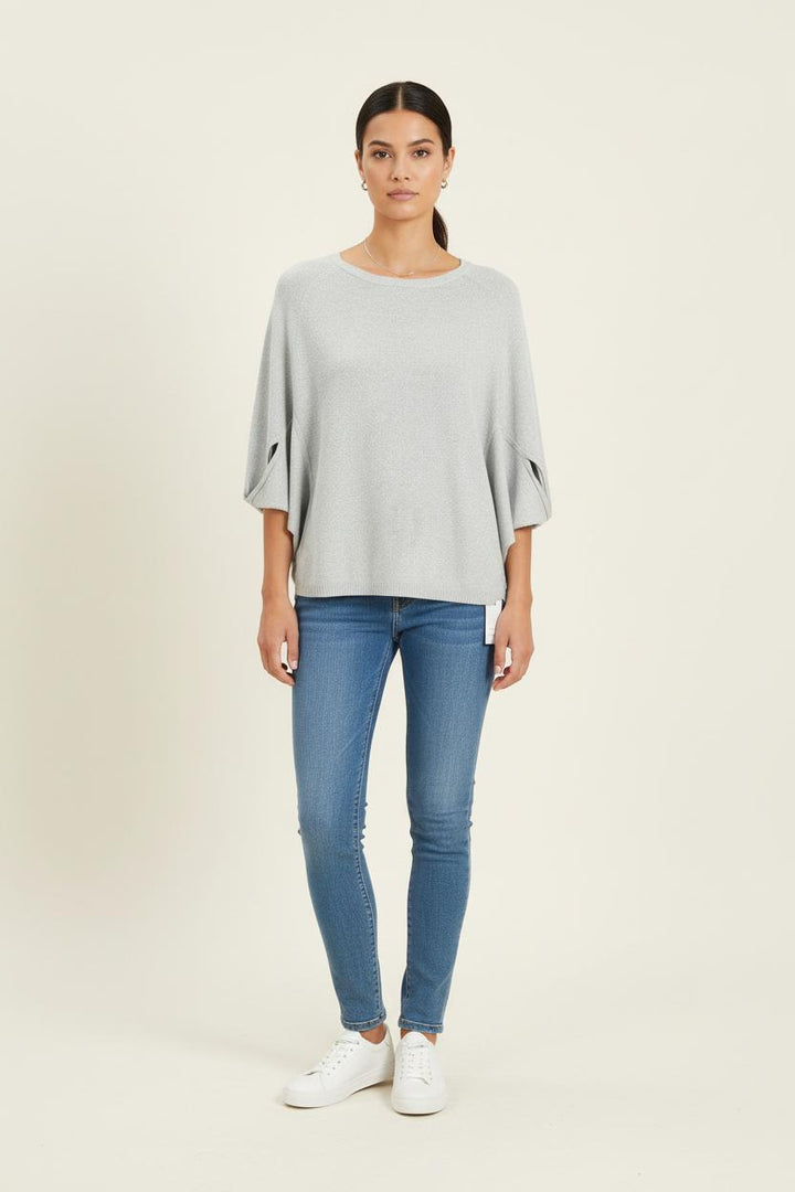 Pull Gris - Taille S/36 de la marque Caroll | PARAD78654 - Vendu par Paradigme - Image 1