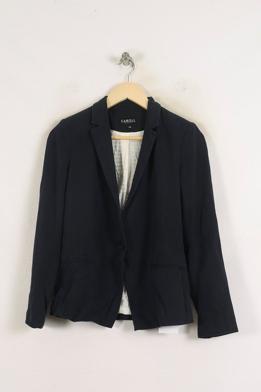 Blazer Bleu - Taille S/36 de la marque Caroll | PARAD78655 - Vendu par Paradigme - Image 2