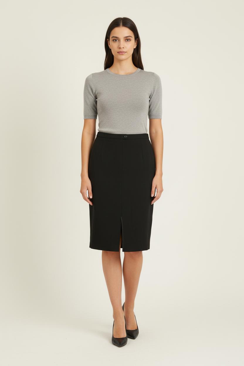 Jupe Crayon Noire - Taille XXL/44 de la marque Max Mara | PARAD78667 - Vendu par Paradigme - Image 1