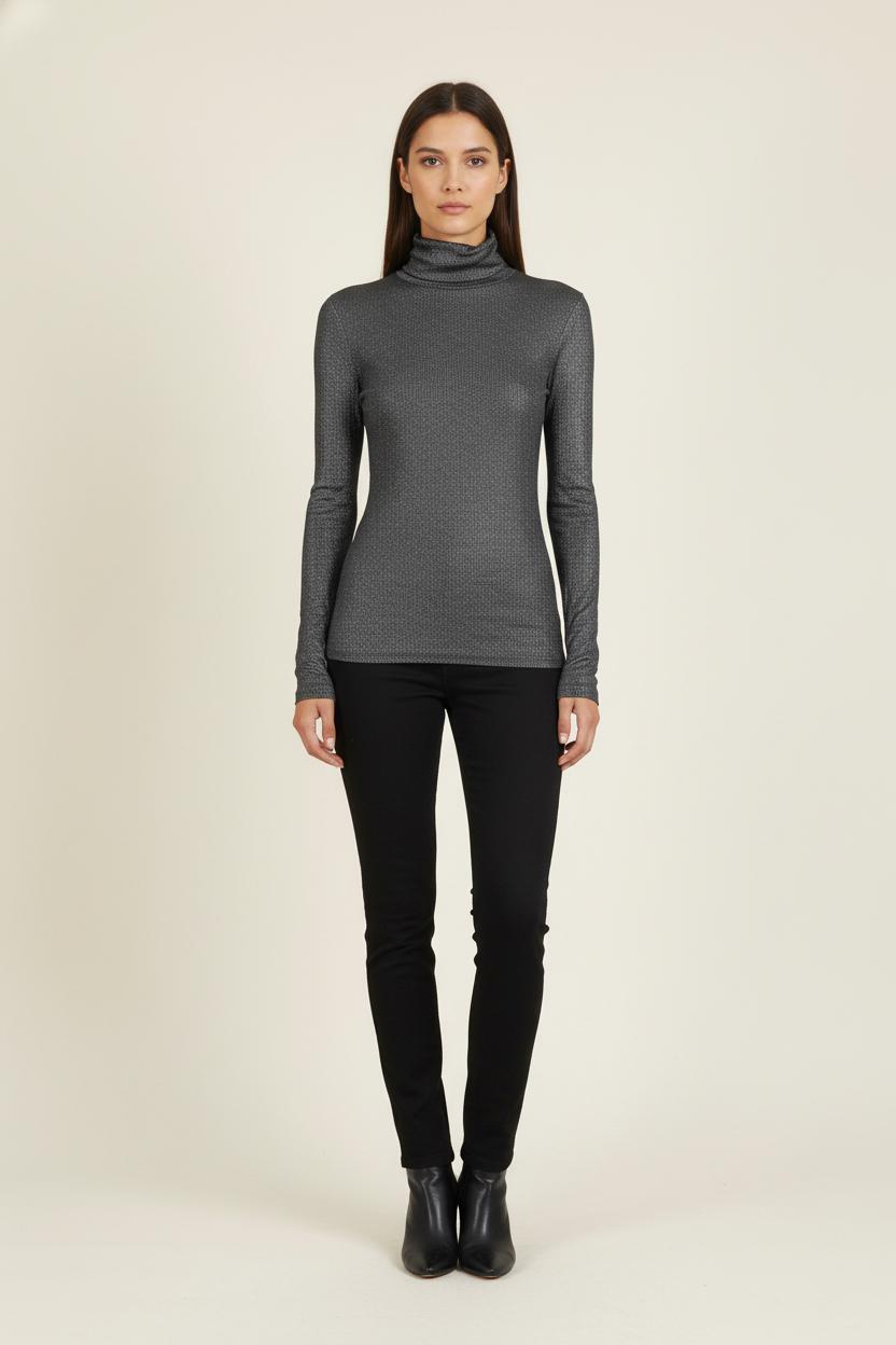 Sous-pull Gris - Taille XL/42 de la marque Majestic Filatures | PARAD78677 - Vendu par Paradigme - Image 1
