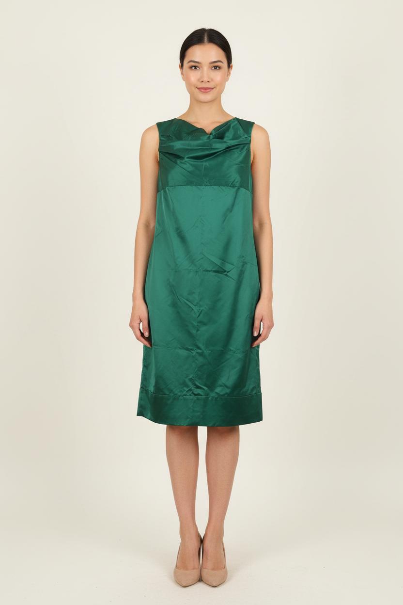 Robe Longue Verte - Taille XXL/44 de la marque Max Mara | PARAD78681 - Vendu par Paradigme - Image 1