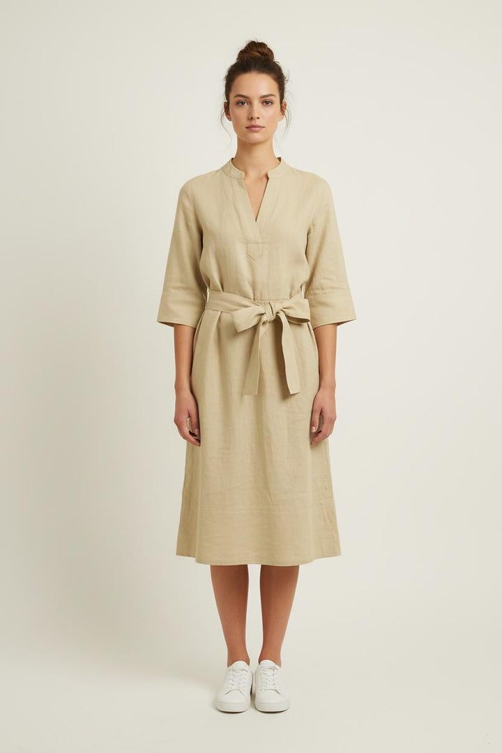 Robe Longue Beige - Taille XS/34 de la marque Vanessa Bruno | PARAD78682 - Vendu par Paradigme - Image 1
