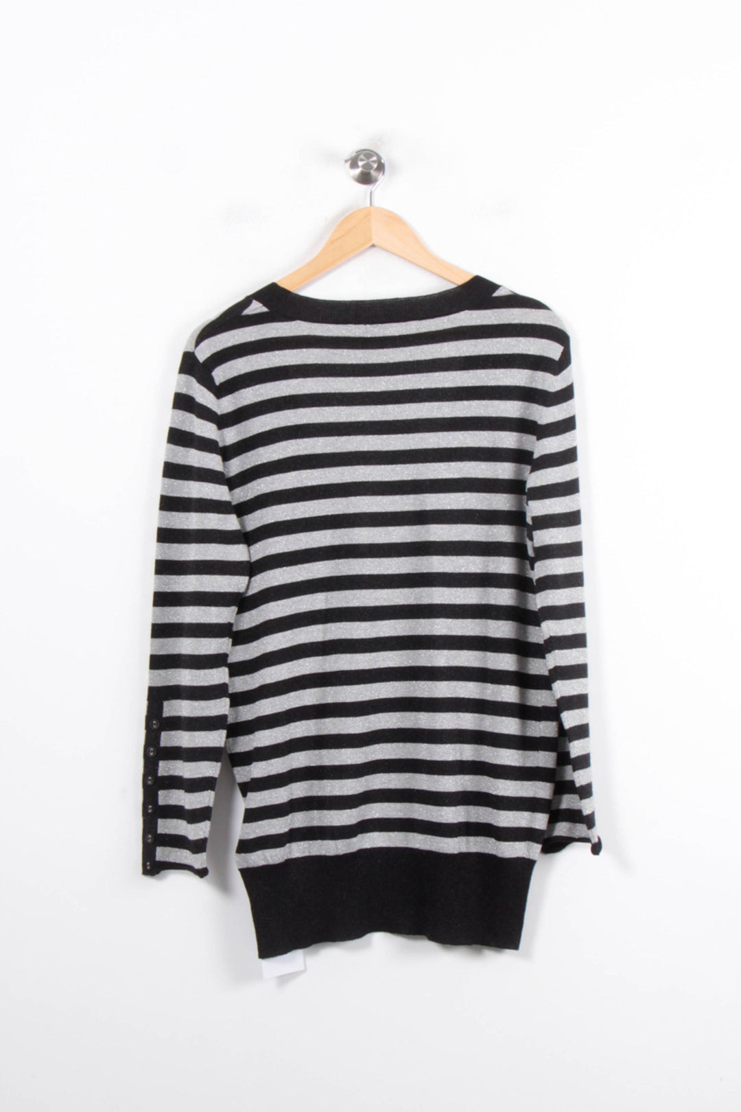 Pull Gris et Noir - Taille XL/42 de la marque Caroll | PARAD78701 - Vendu par Paradigme - Image 4