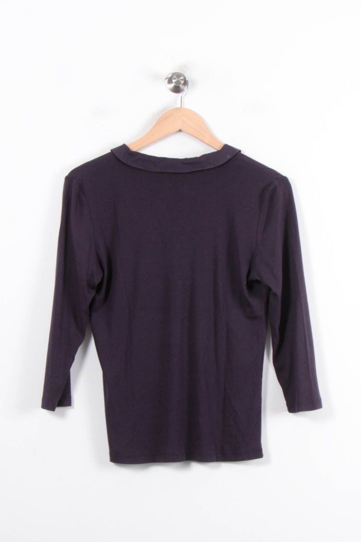 Chemisier Bleu - Taille XL/42 de la marque Caroll | PARAD78702 - Vendu par Paradigme - Image 4