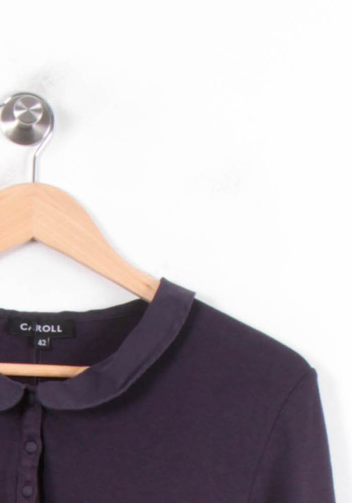 Chemisier Bleu - Taille XL/42 de la marque Caroll | PARAD78702 - Vendu par Paradigme - Image 3