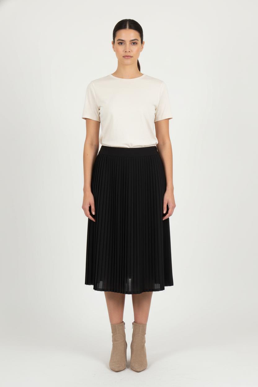 Jupe Plissée Noire - Taille XXL/44 de la marque Gerard Darel | PARAD78704 - Vendu par Paradigme - Image 1