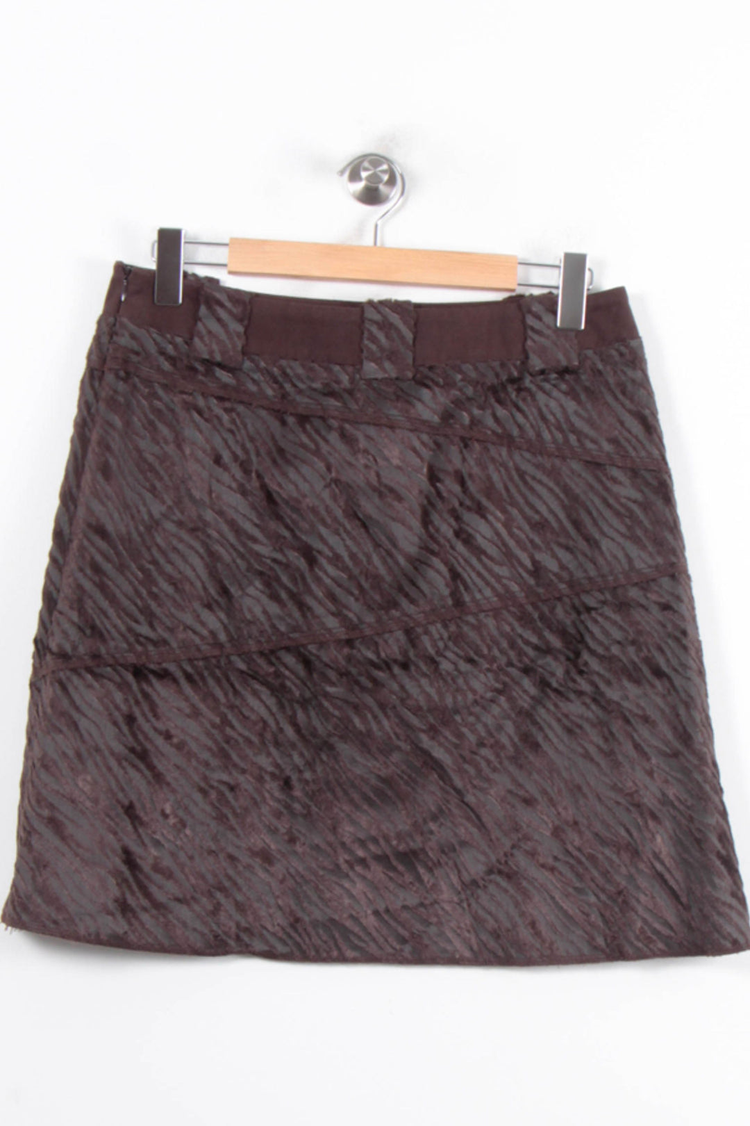 Jupe Trapèze Marron - Taille L/40 de la marque ZAPA | PARAD78705 - Vendu par Paradigme - Image 4