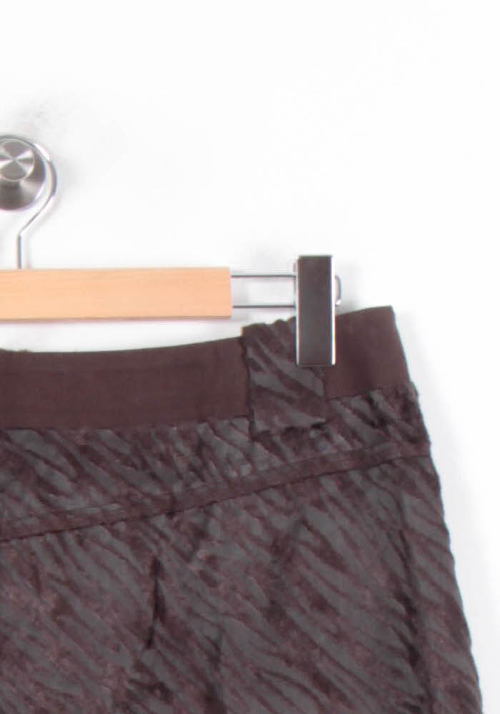 Jupe Trapèze Marron - Taille L/40 de la marque ZAPA | PARAD78705 - Vendu par Paradigme - Image 3