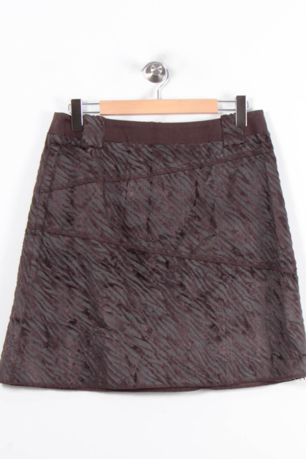 Jupe Trapèze Marron - Taille L/40 de la marque ZAPA | PARAD78705 - Vendu par Paradigme - Image 2