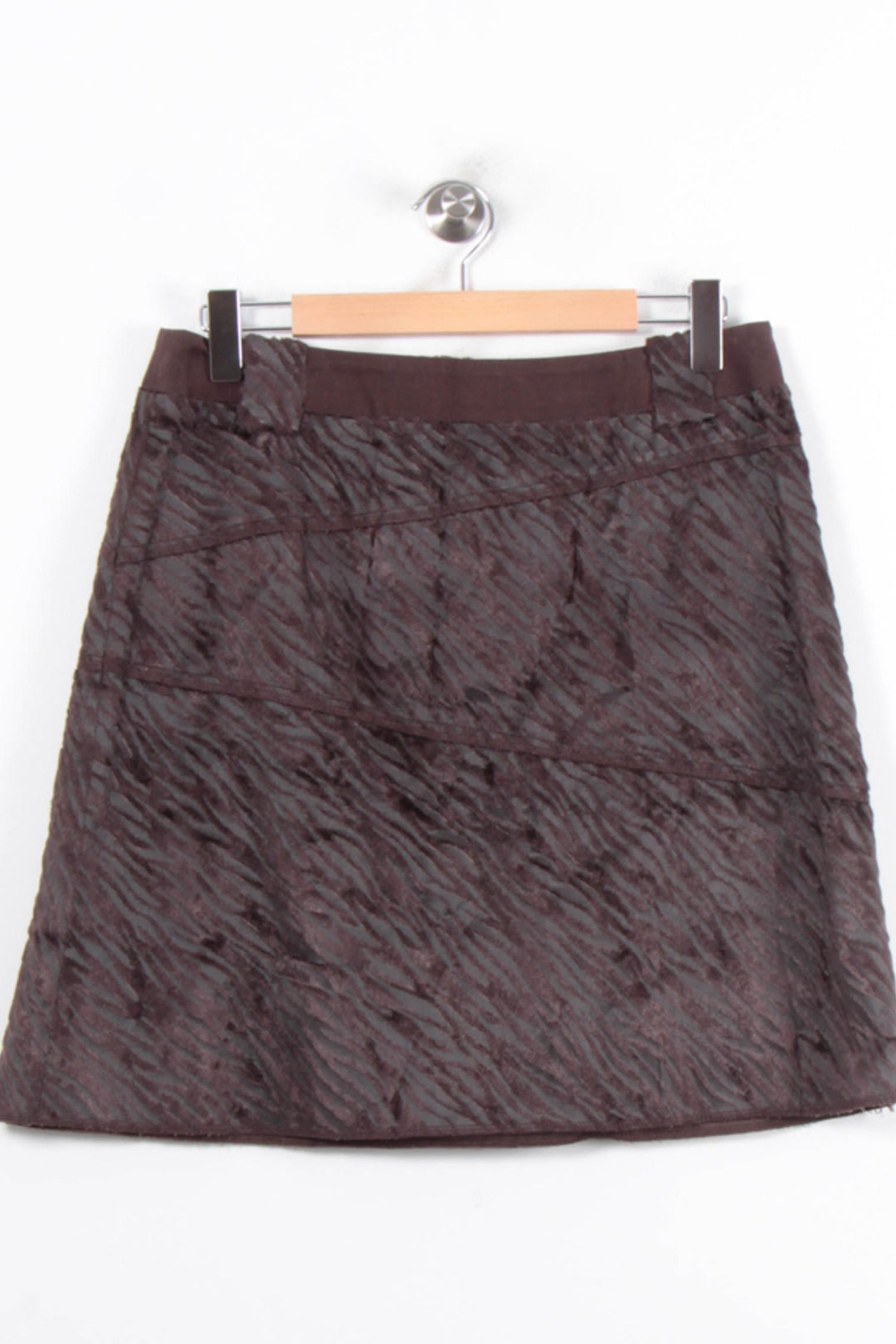 Jupe Trapèze Marron - Taille L/40 de la marque ZAPA | PARAD78705 - Vendu par Paradigme - Image 2