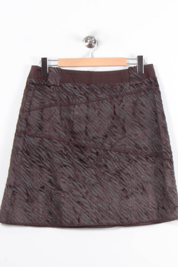 Jupe Trapèze Marron - Taille L/40 de la marque ZAPA | PARAD78705 - Vendu par Paradigme - Image 2